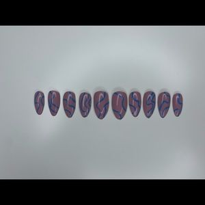 Press on gel nail set